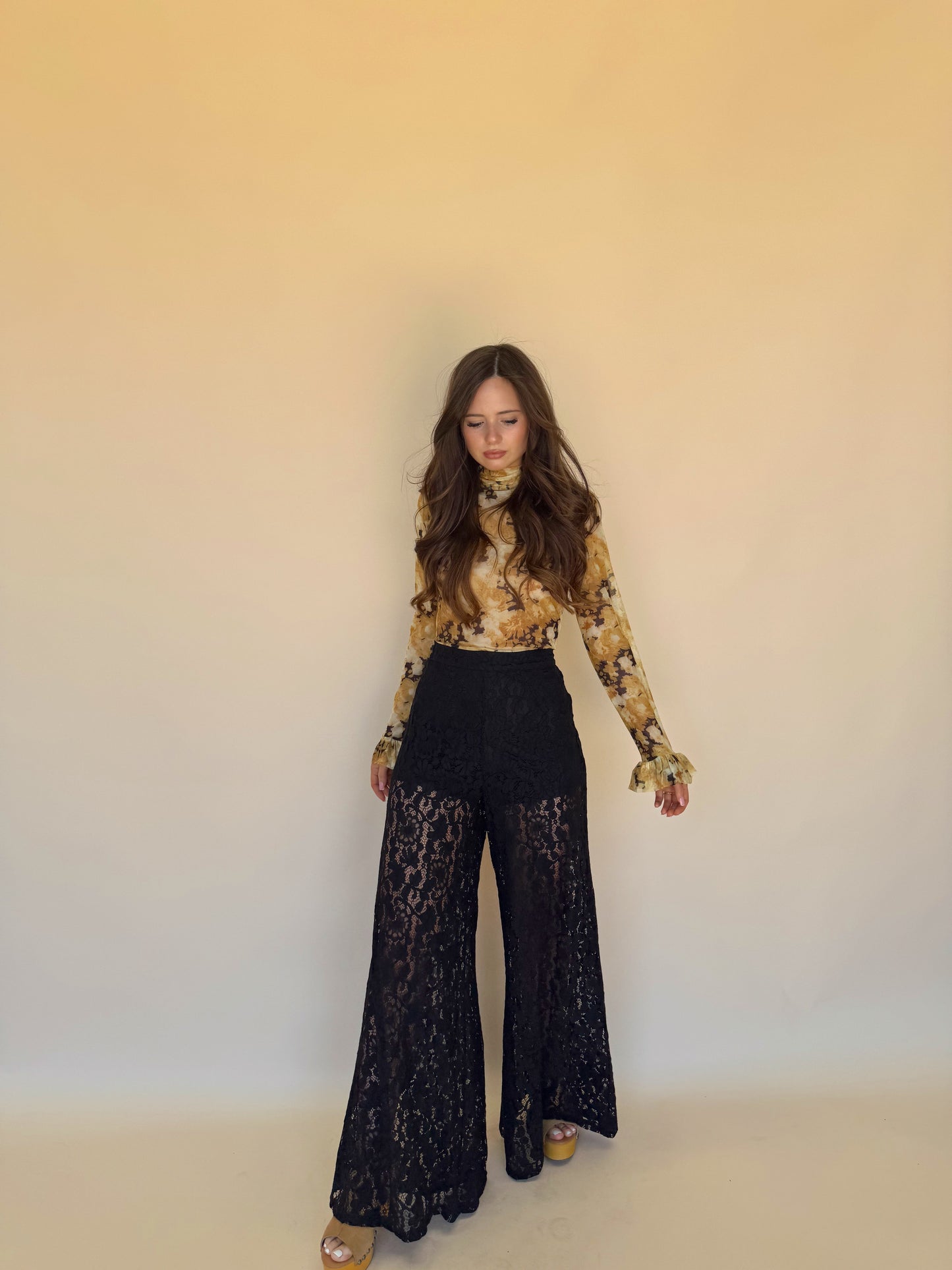 Black Lace Flares