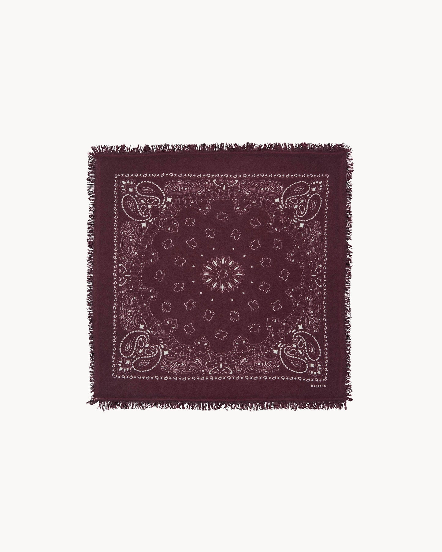 Small Headscarf Wine Red