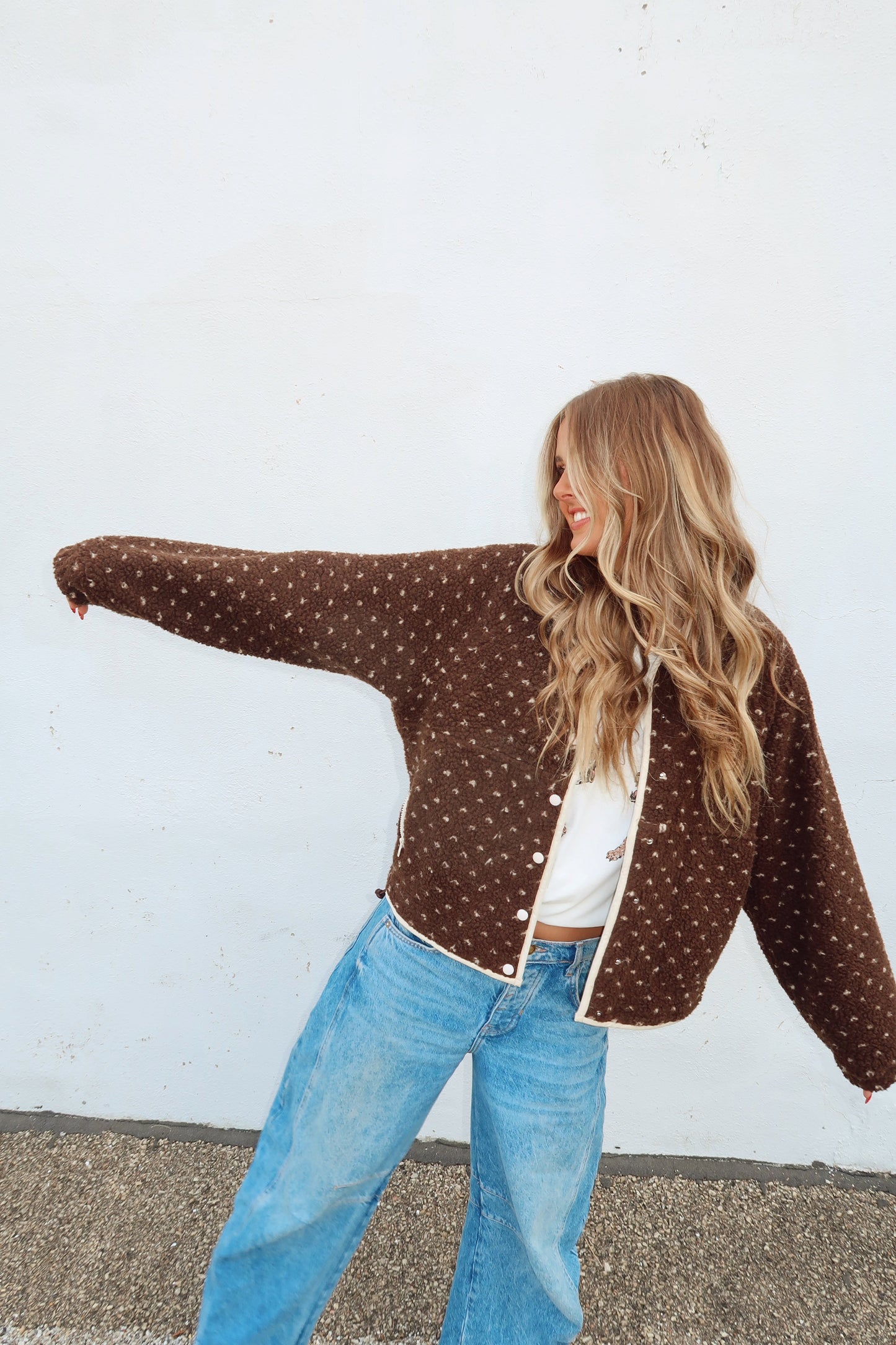 Coffee Run Sherpa Jacket