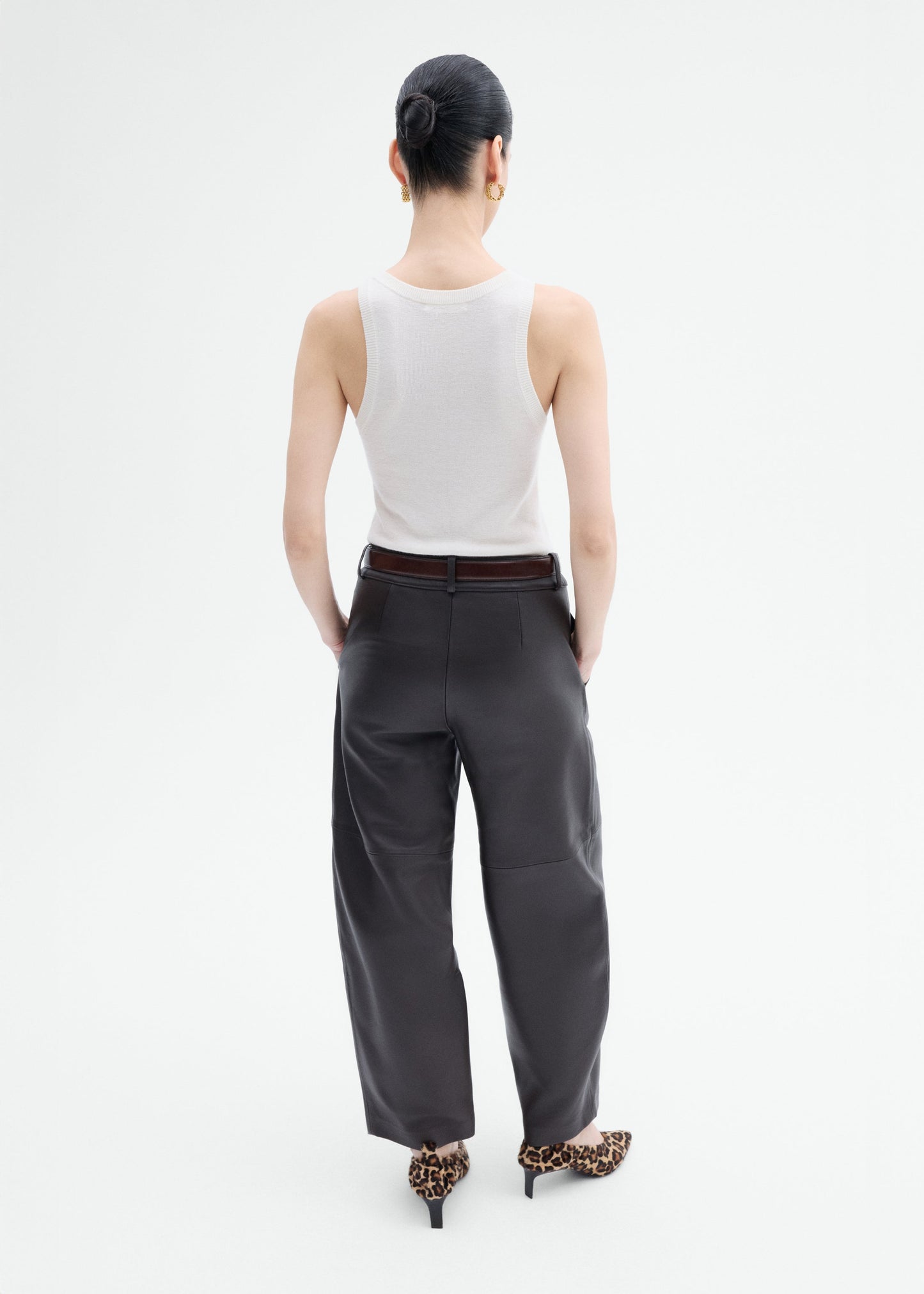 Wool Blend Cropped Sweater