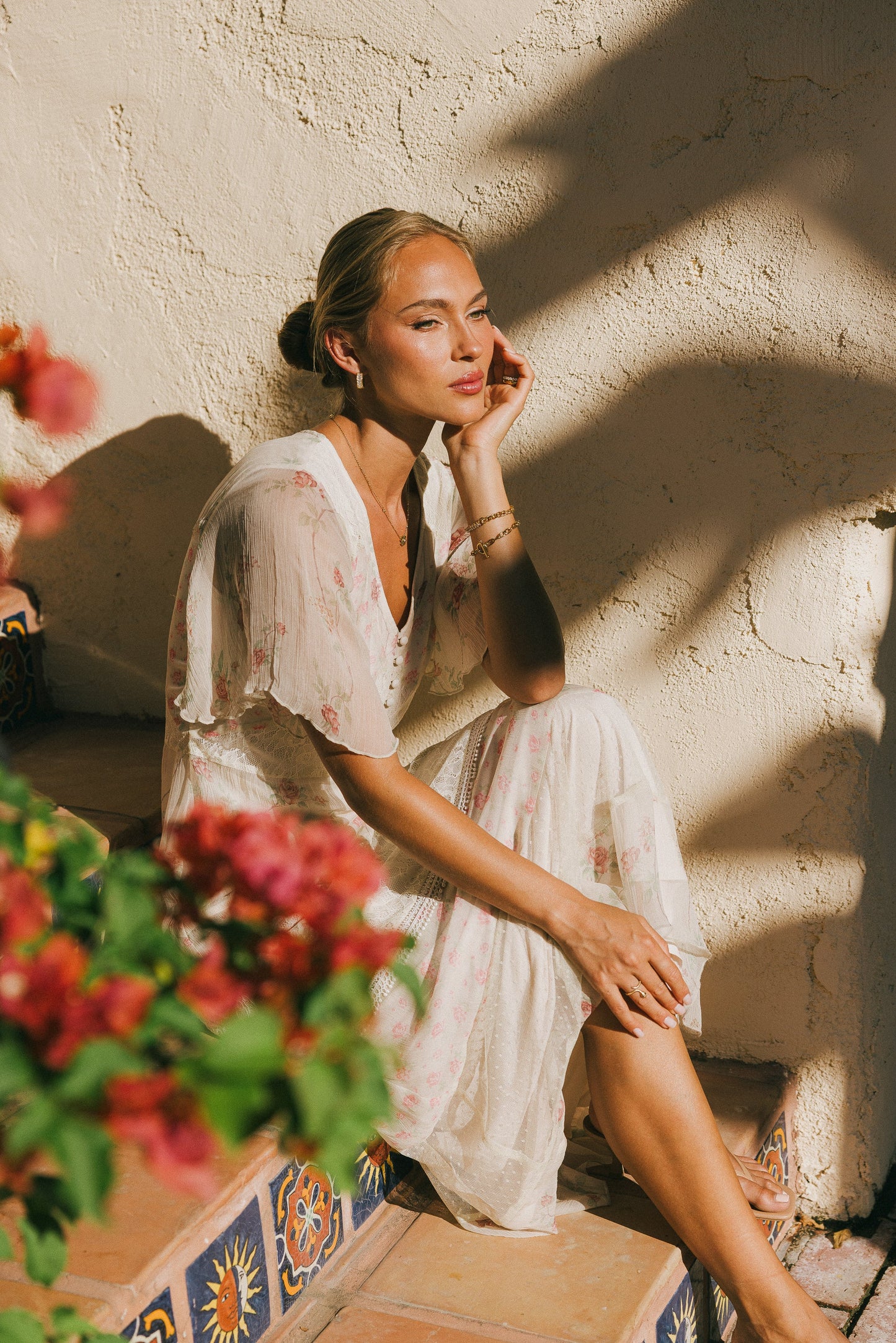 Nicole Floral Maxi Dress