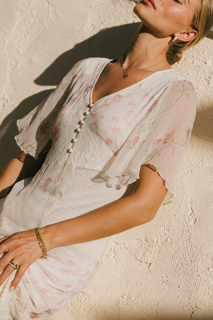 Nicole Floral Maxi Dress