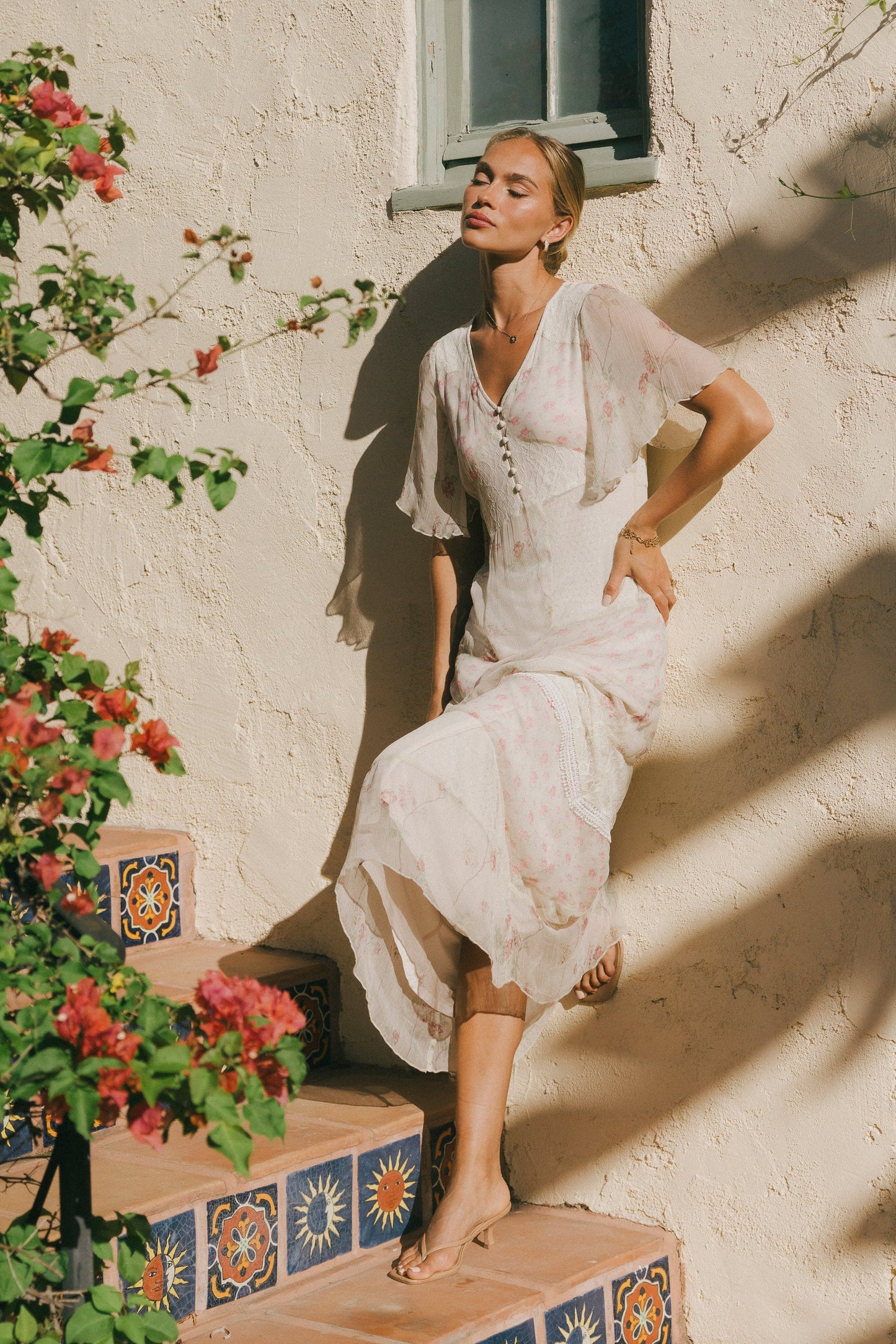 Nicole Floral Maxi Dress