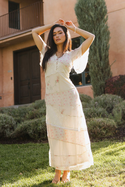 Nicole Floral Maxi Dress