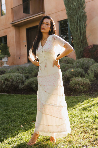 Nicole Floral Maxi Dress