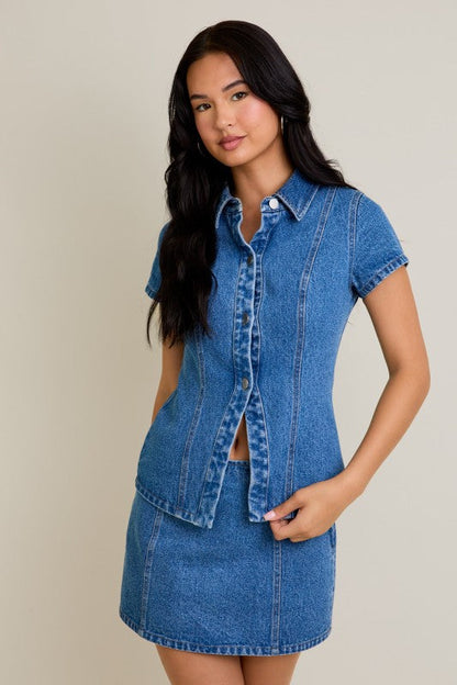 Cider Wash Denim Set