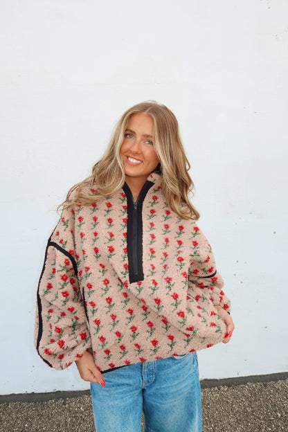 Rosie Posie Sherpa Jacket