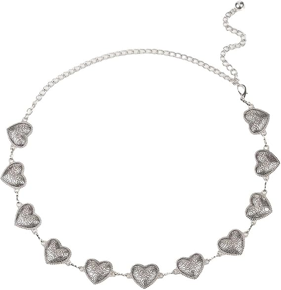 Cinturones Mujer Dama De Metal Con Cadena Moda Joven Cintos