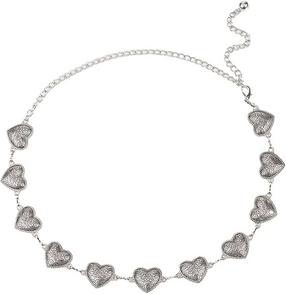 Cinturones Mujer Dama De Metal Con Cadena Moda Joven Cintos