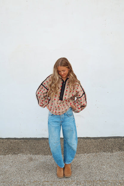 Rosie Posie Sherpa Jacket