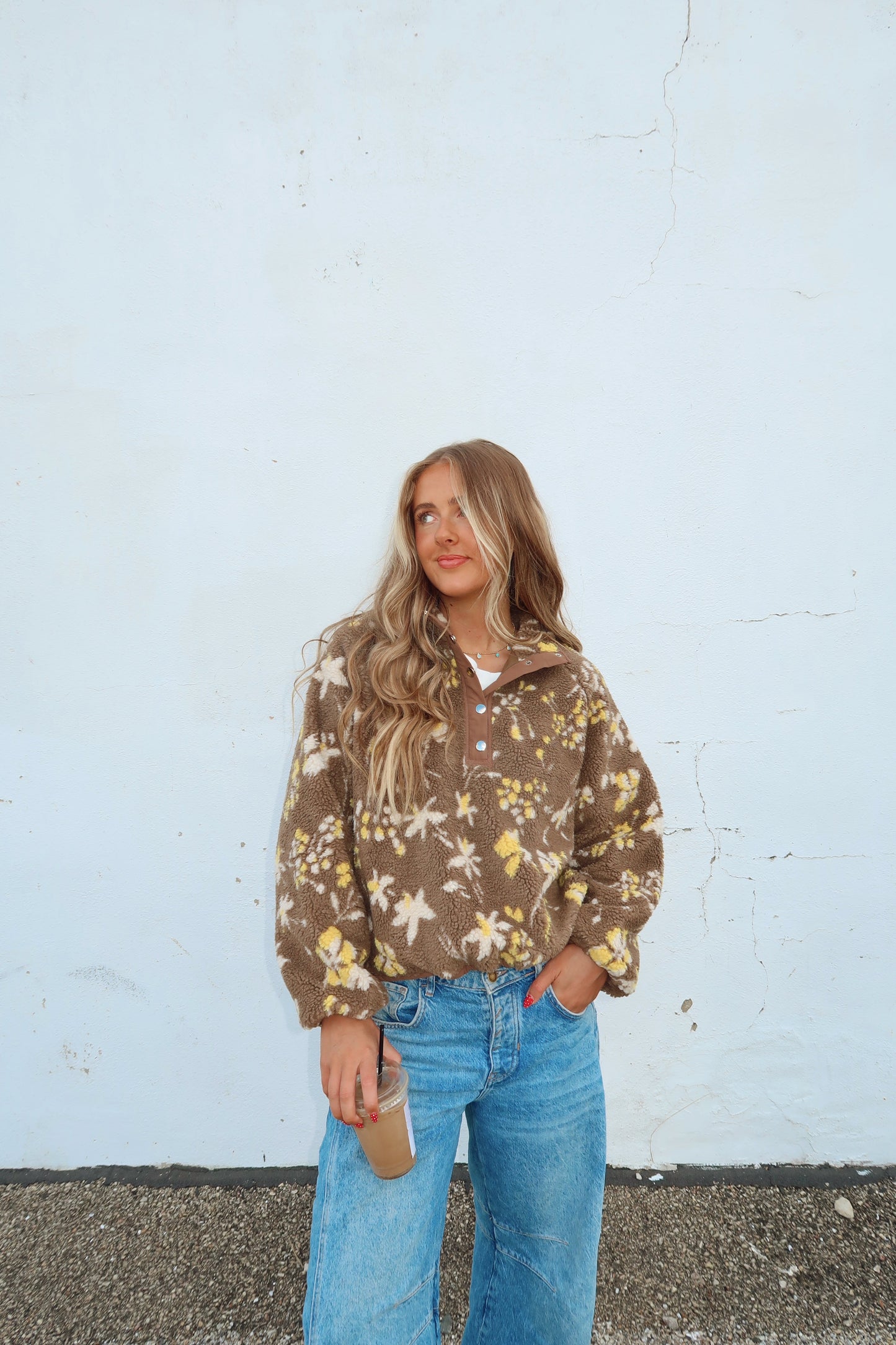 Morning Mocha Sherpa Pullover