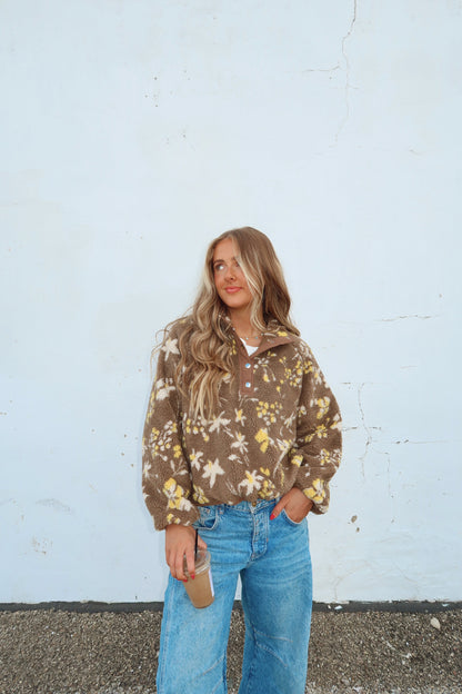 Morning Mocha Sherpa Pullover