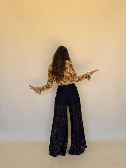 Black Lace Flares