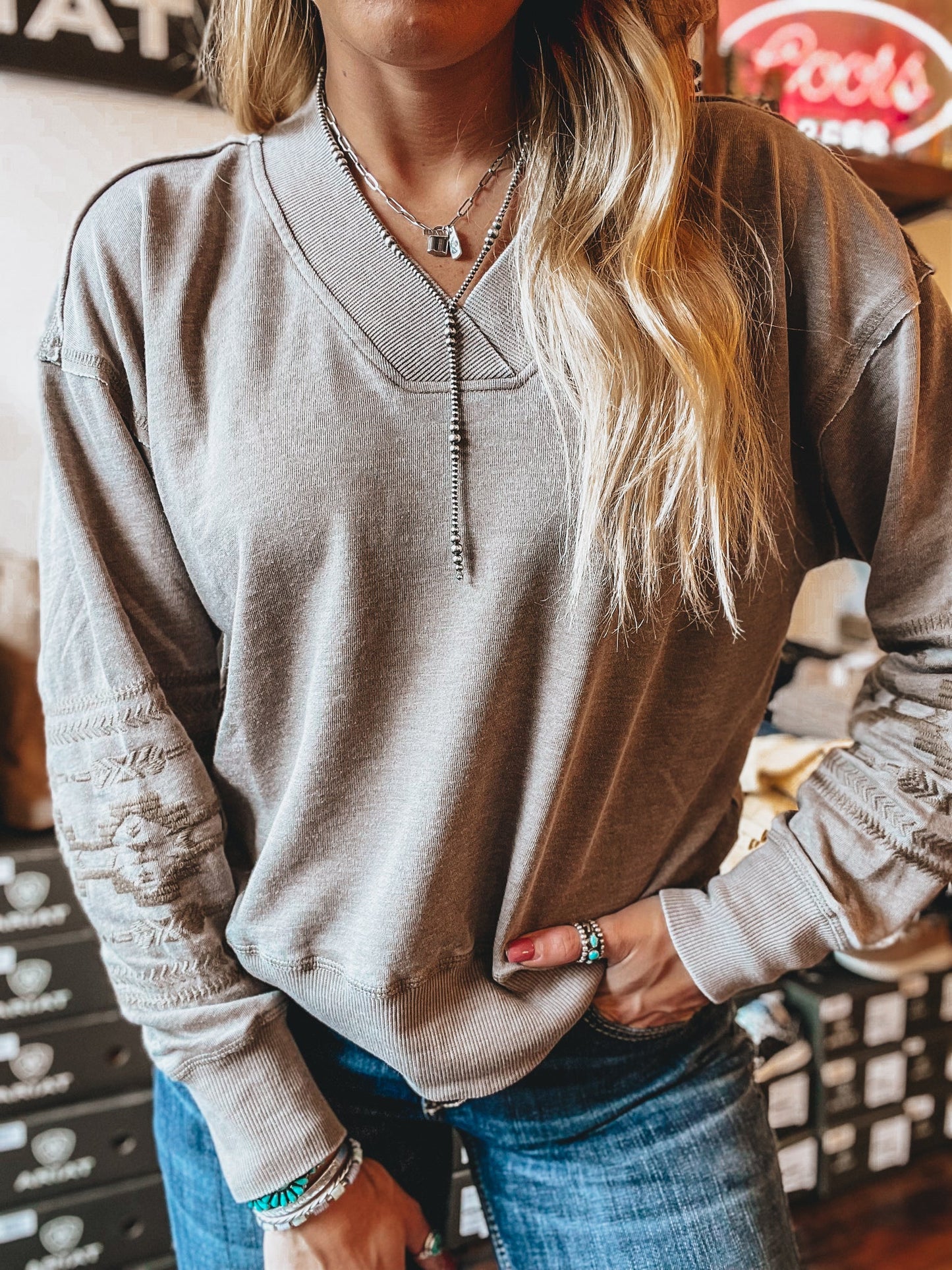 Ariat Marsh Embroidered Sweatshirt