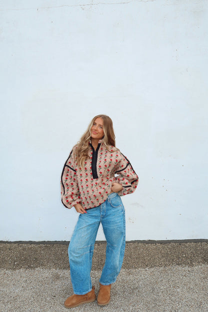 Rosie Posie Sherpa Jacket