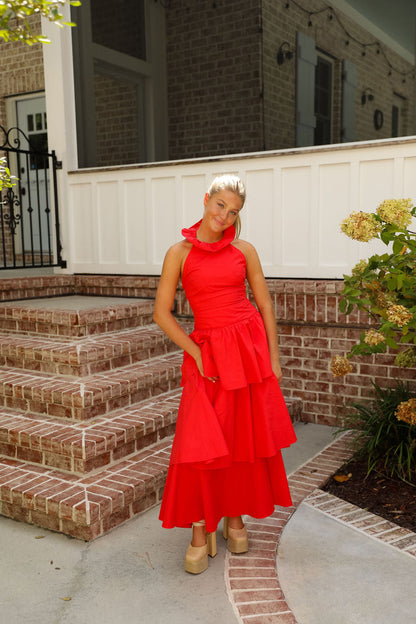 Julia Maxi Dress - Red