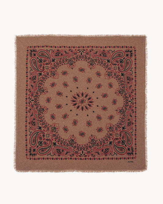 Camel Red Scarf