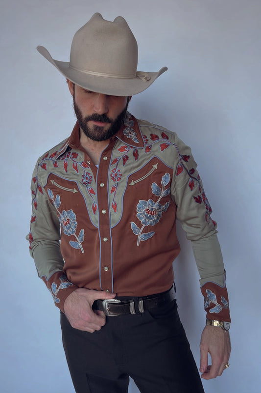 San Antonio Shirt -Brown