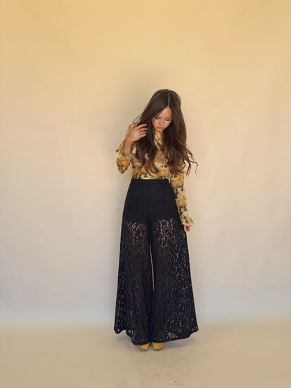 Black Lace Flares