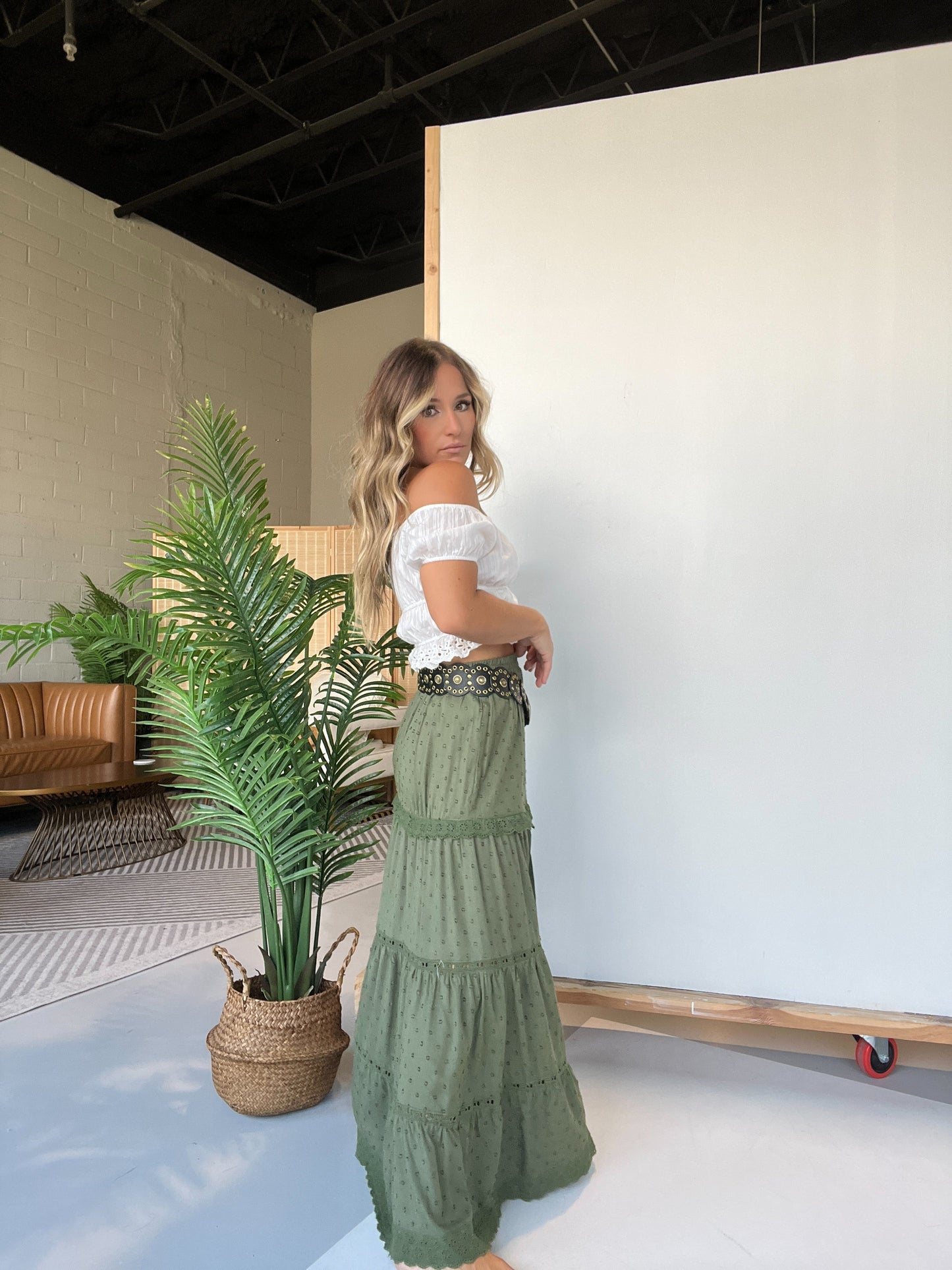 Make Waves Maxi Skirt