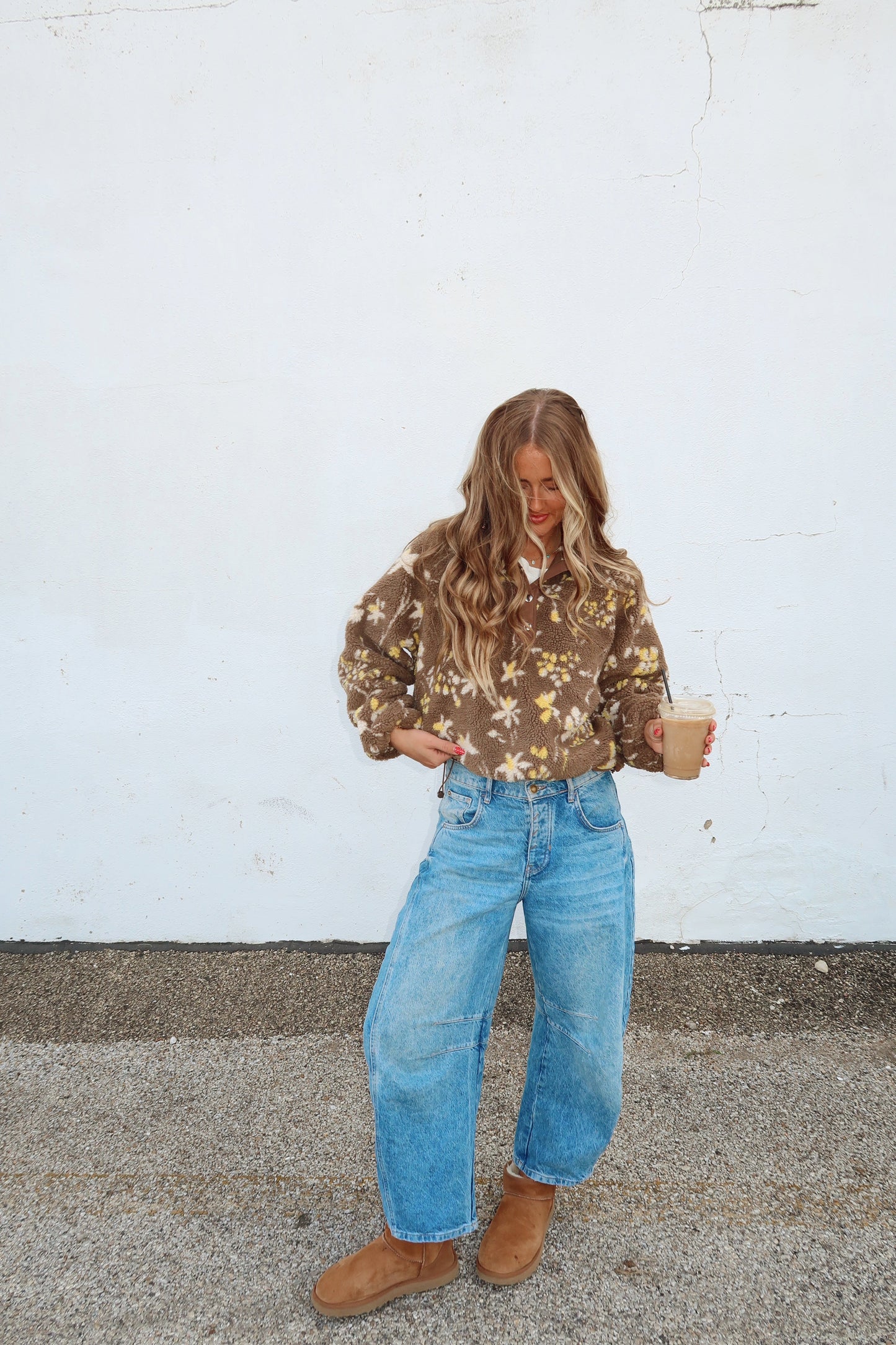 Morning Mocha Sherpa Pullover