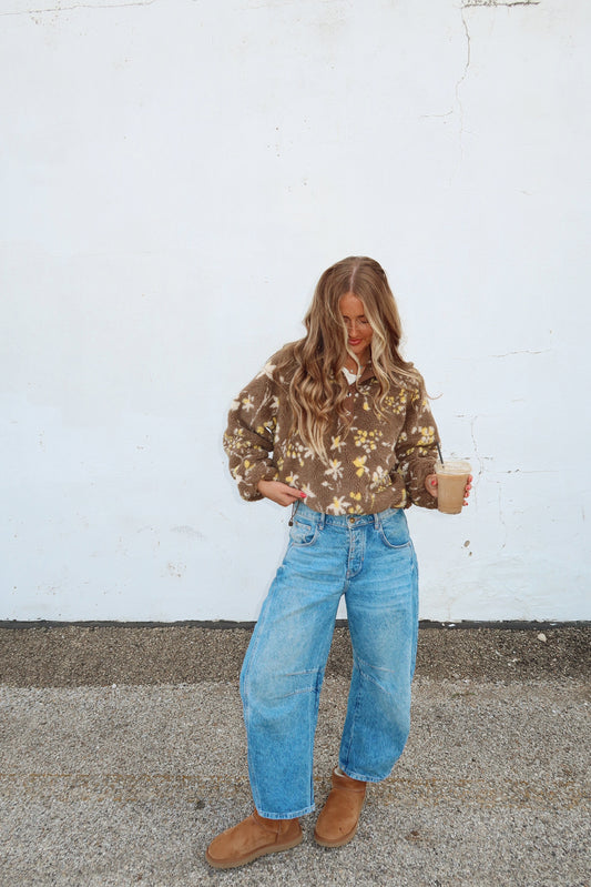 Morning Mocha Sherpa Pullover