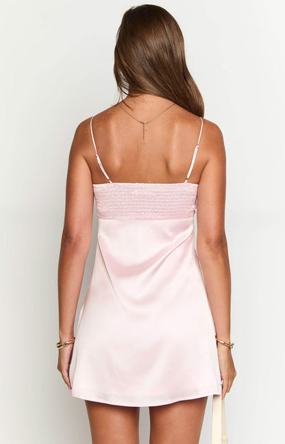 Chantell Pink Mini Dress