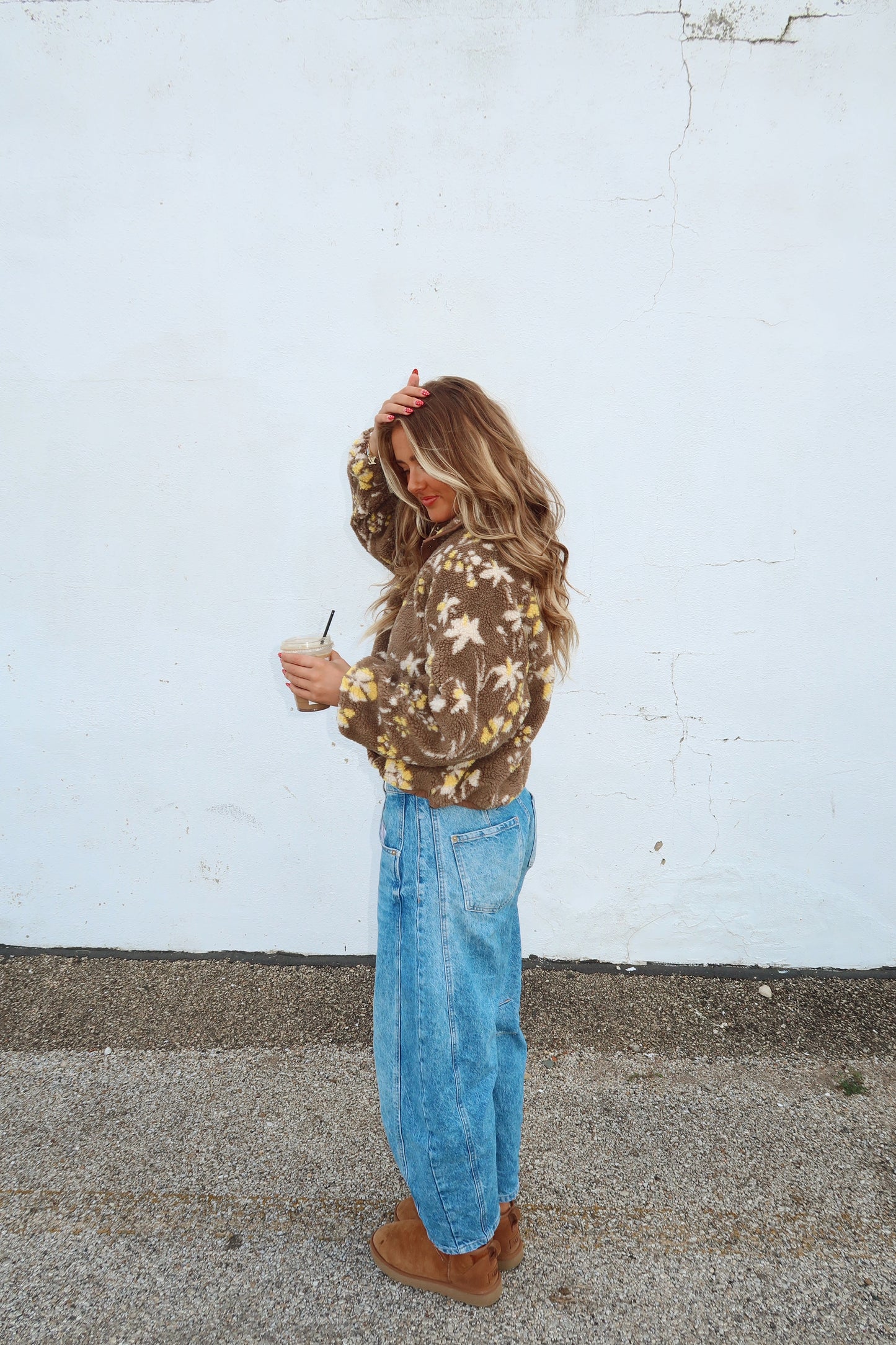 Morning Mocha Sherpa Pullover