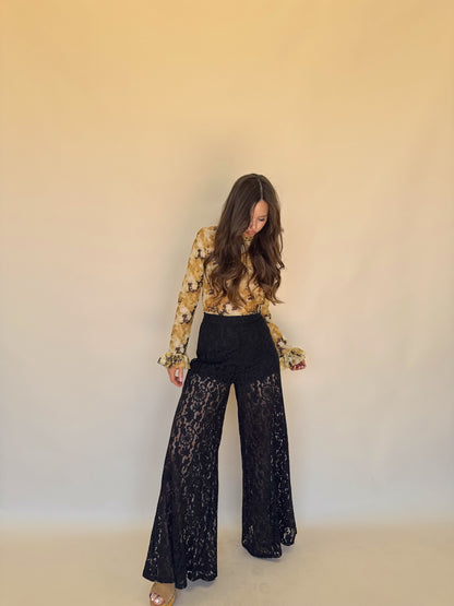 Black Lace Flares