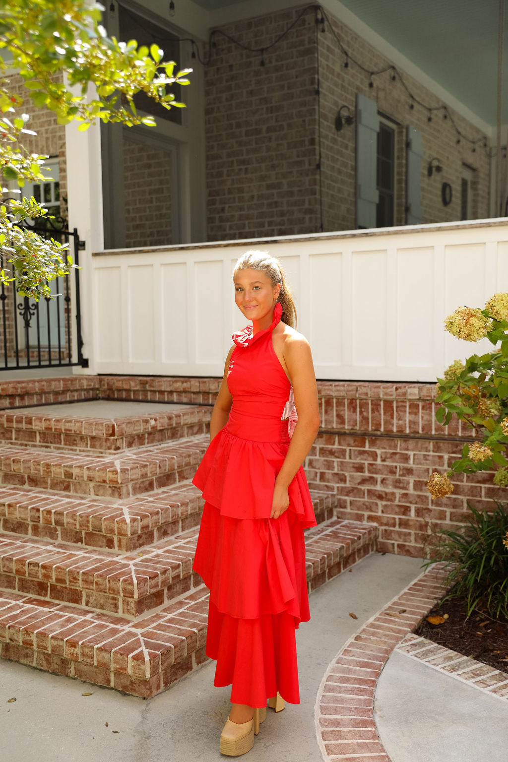 Julia Maxi Dress - Red