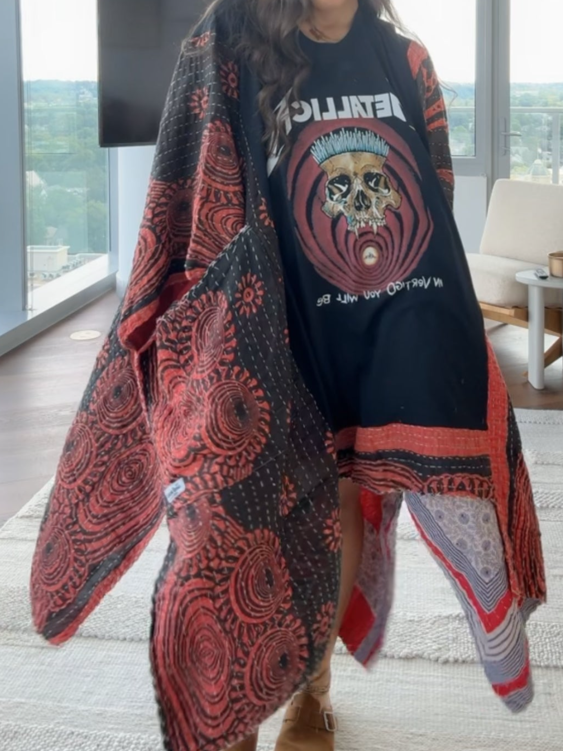 Metallica Mixed T-shirt dress