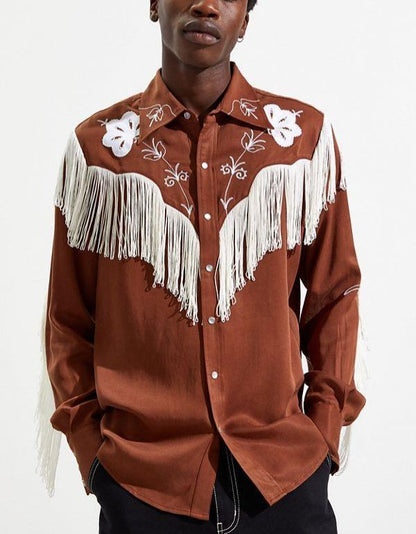 Taos Men's Shirt Brown