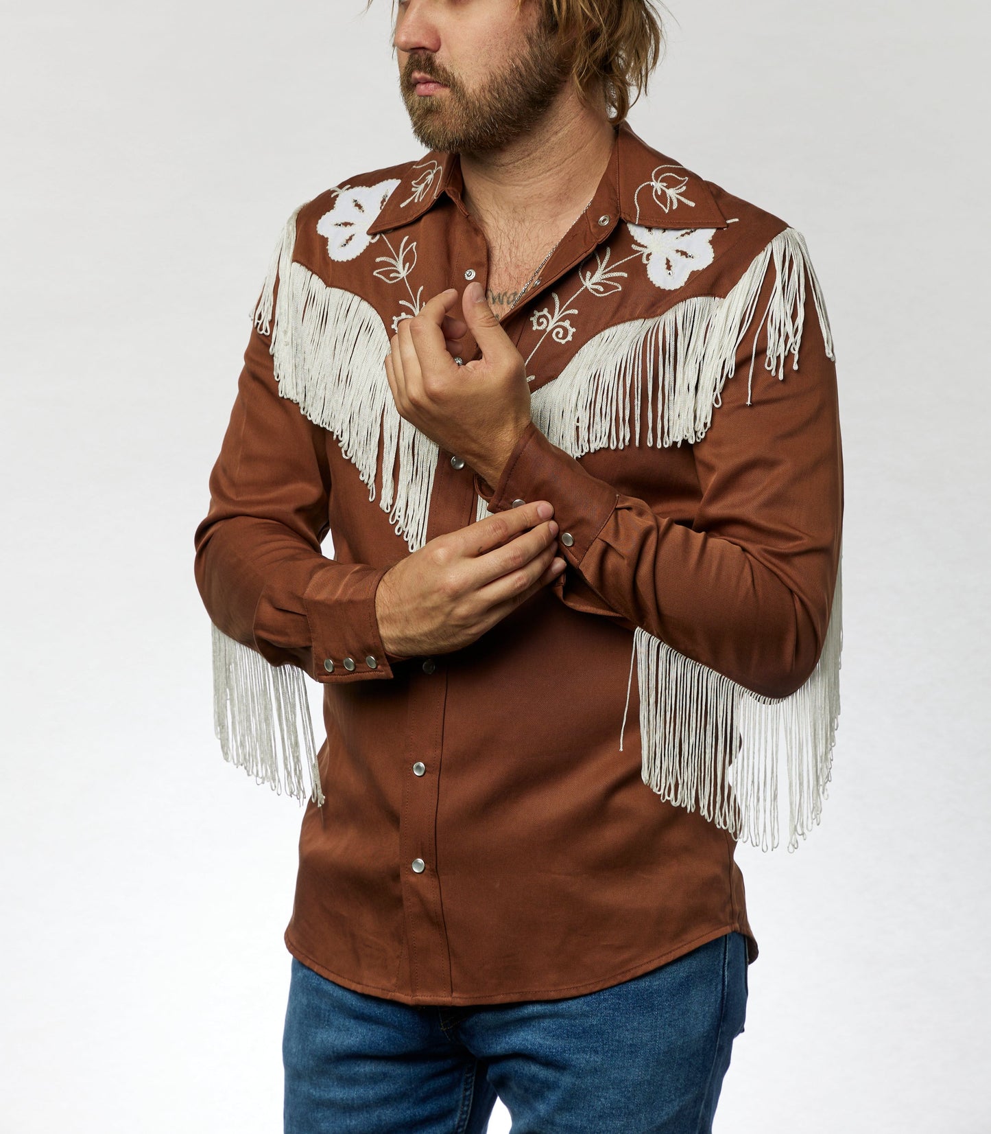 Taos Men's Shirt Brown