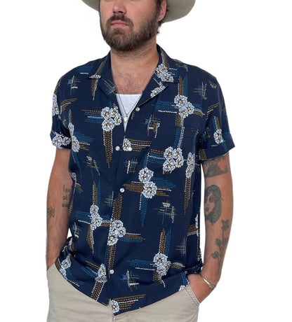 Del Mar Men's Shirt Navy Multi