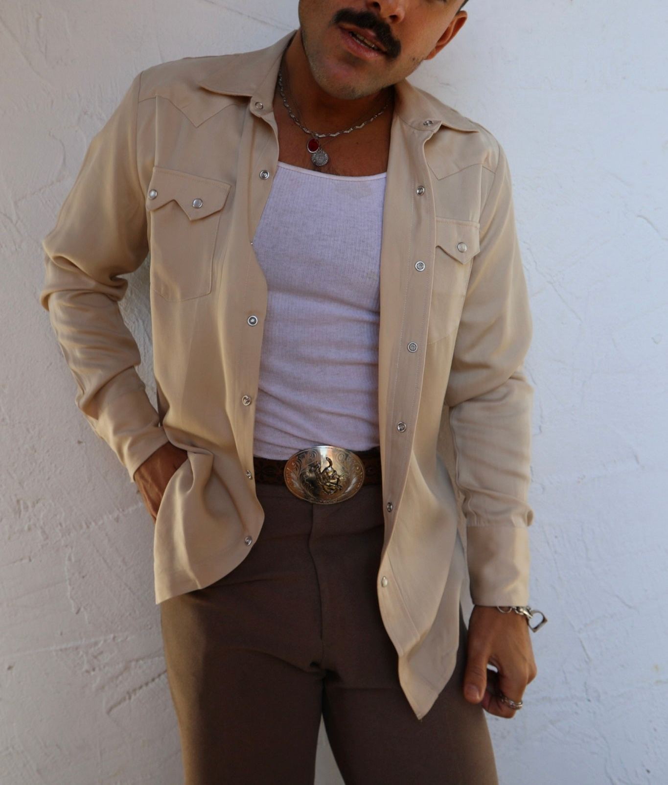 Kansas City Men's Shirt Beige