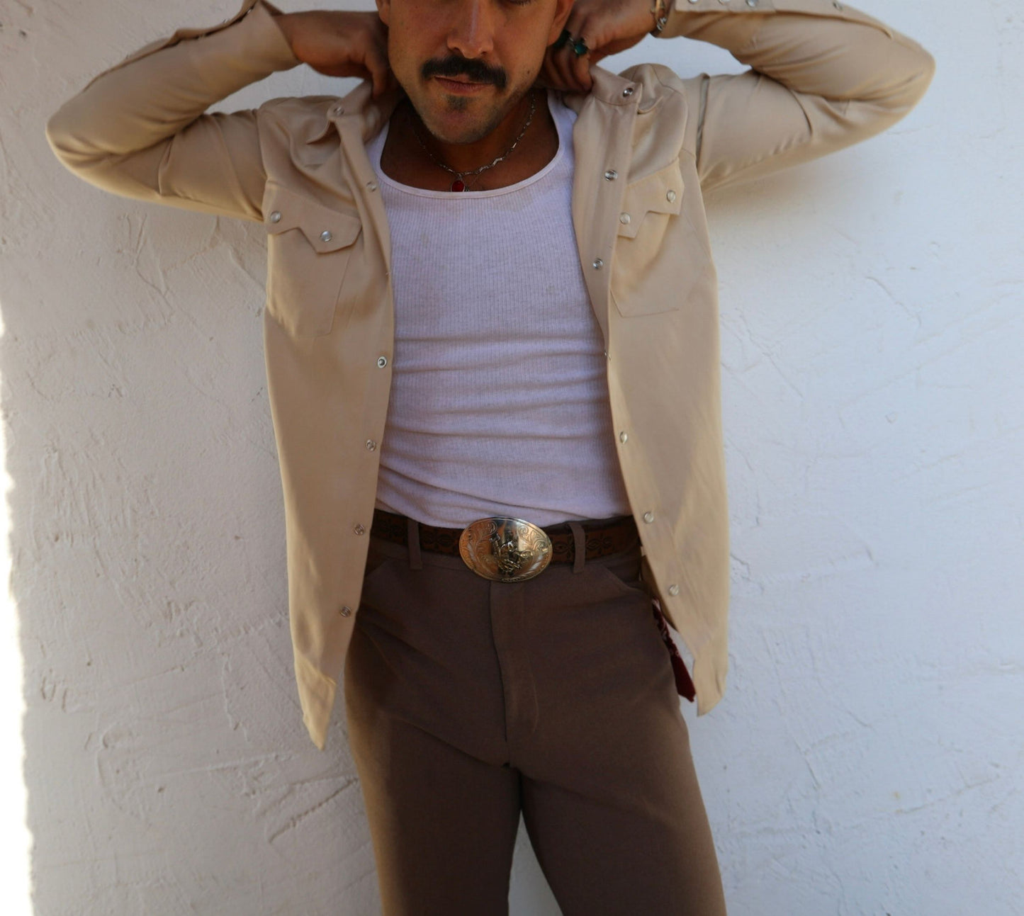 Kansas City Men's Shirt Beige